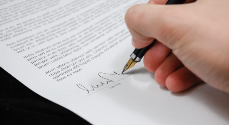 signed for investing in real estates